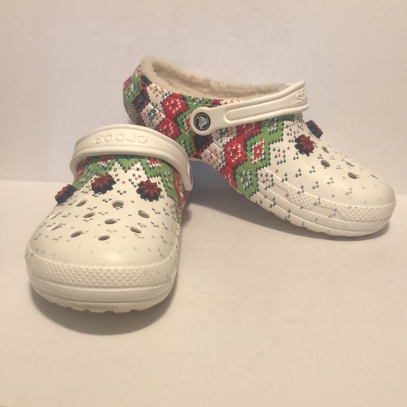 Crocs Unisex-Adult Classic Lined Holiday Charm Clog - Picture 3 of 7